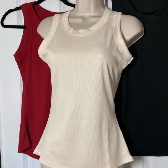 3 Pack Ribbed Tank - Picture 2 of 5